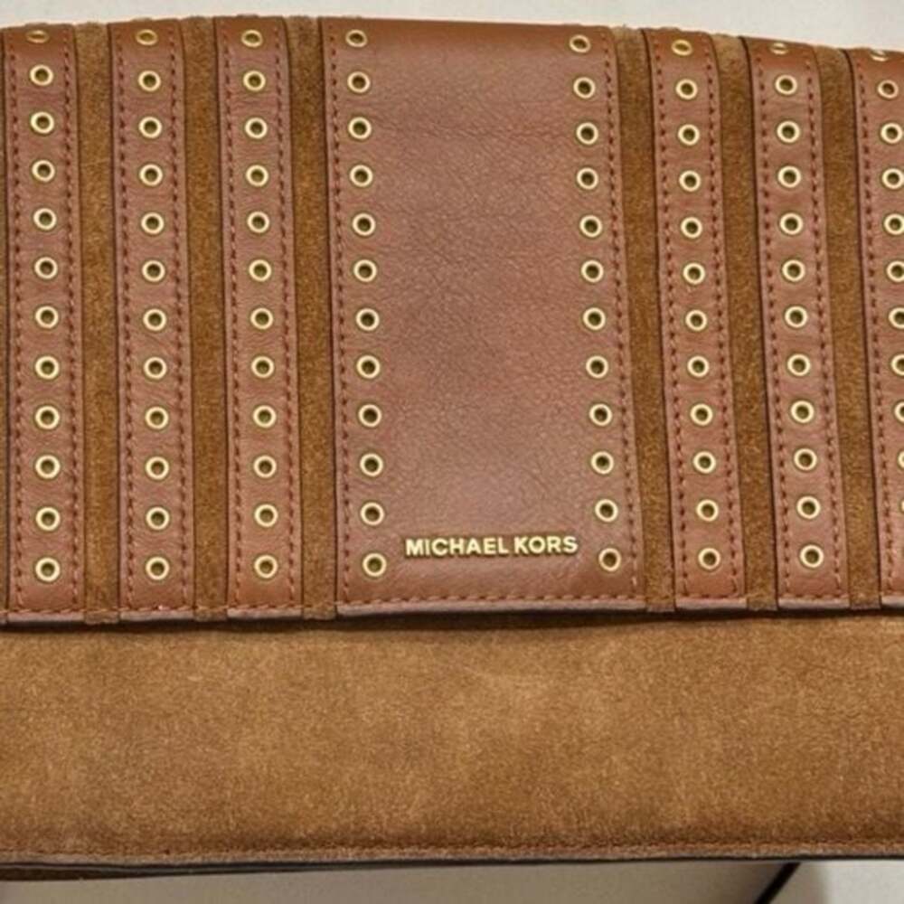 Michael Kors Suede Grommets Crossbody bag - Picture 4 of 8